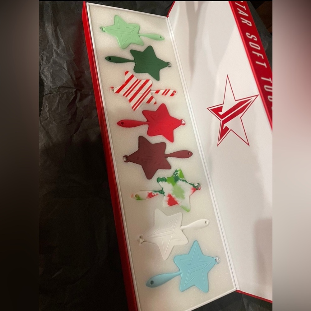 New jeffree star Soft  Touch ornament set exclusive Christmas mini mirrors